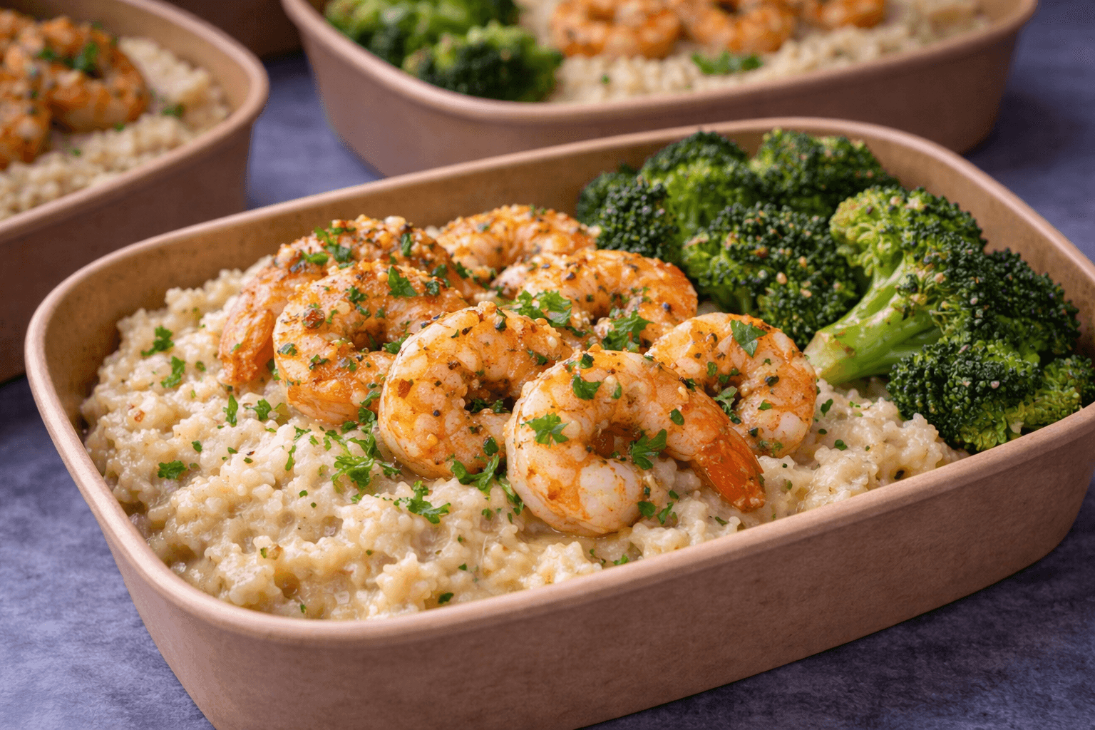 Lemon Garlic Shrimp Risotto