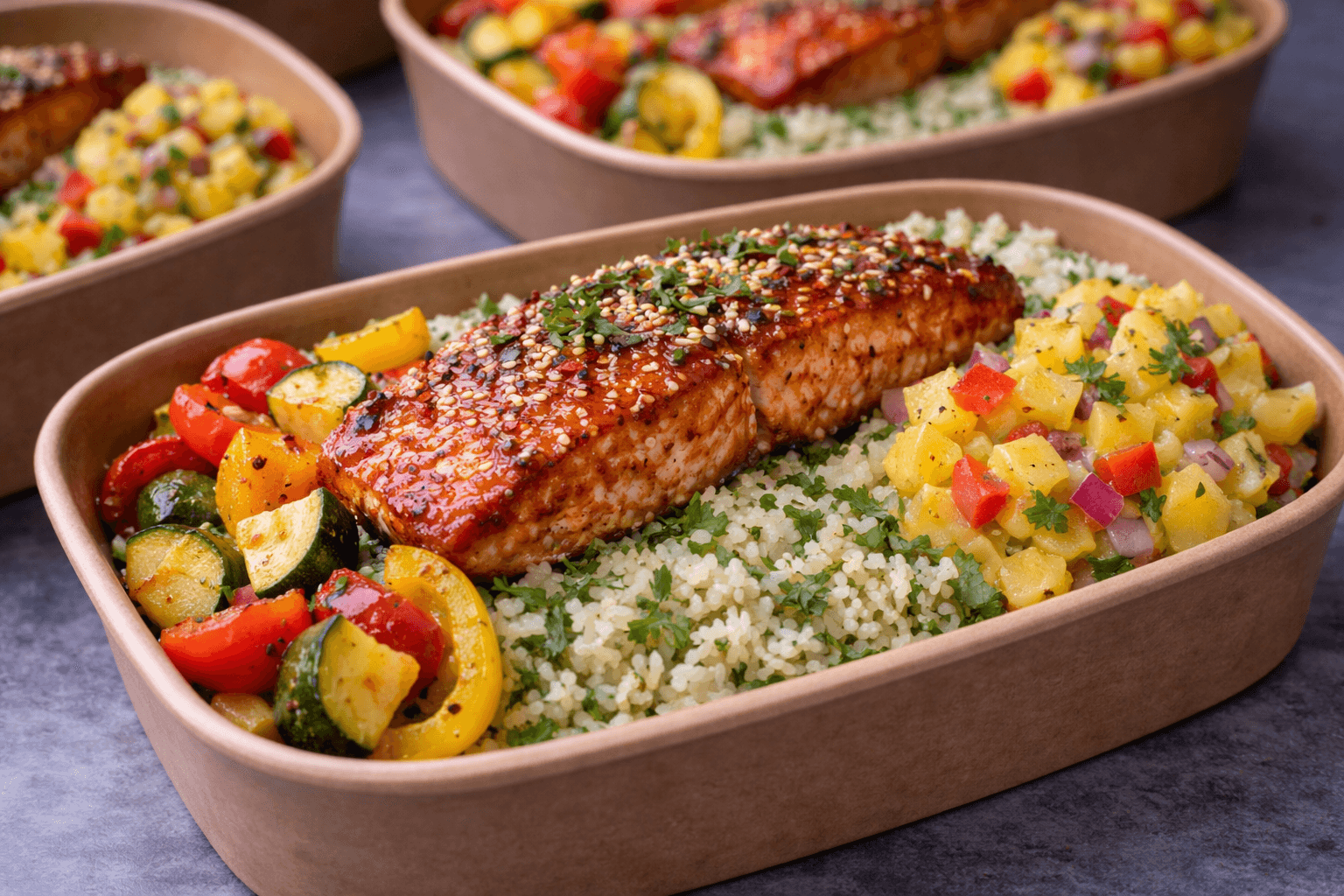 Sweet Heat Salmon Bowl