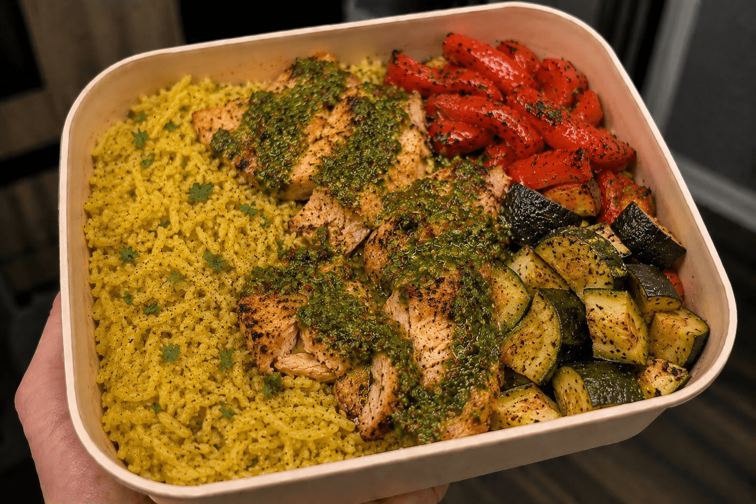 Cajun Chimmi Chicky Bowl