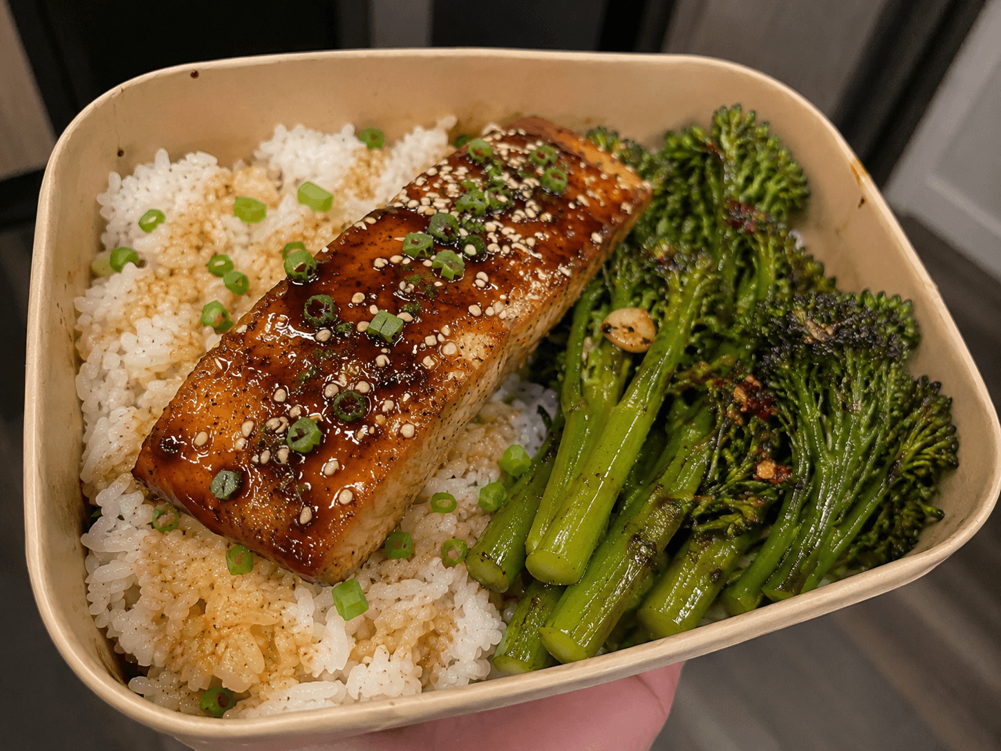 Maple Dijon Salmon’n Rice