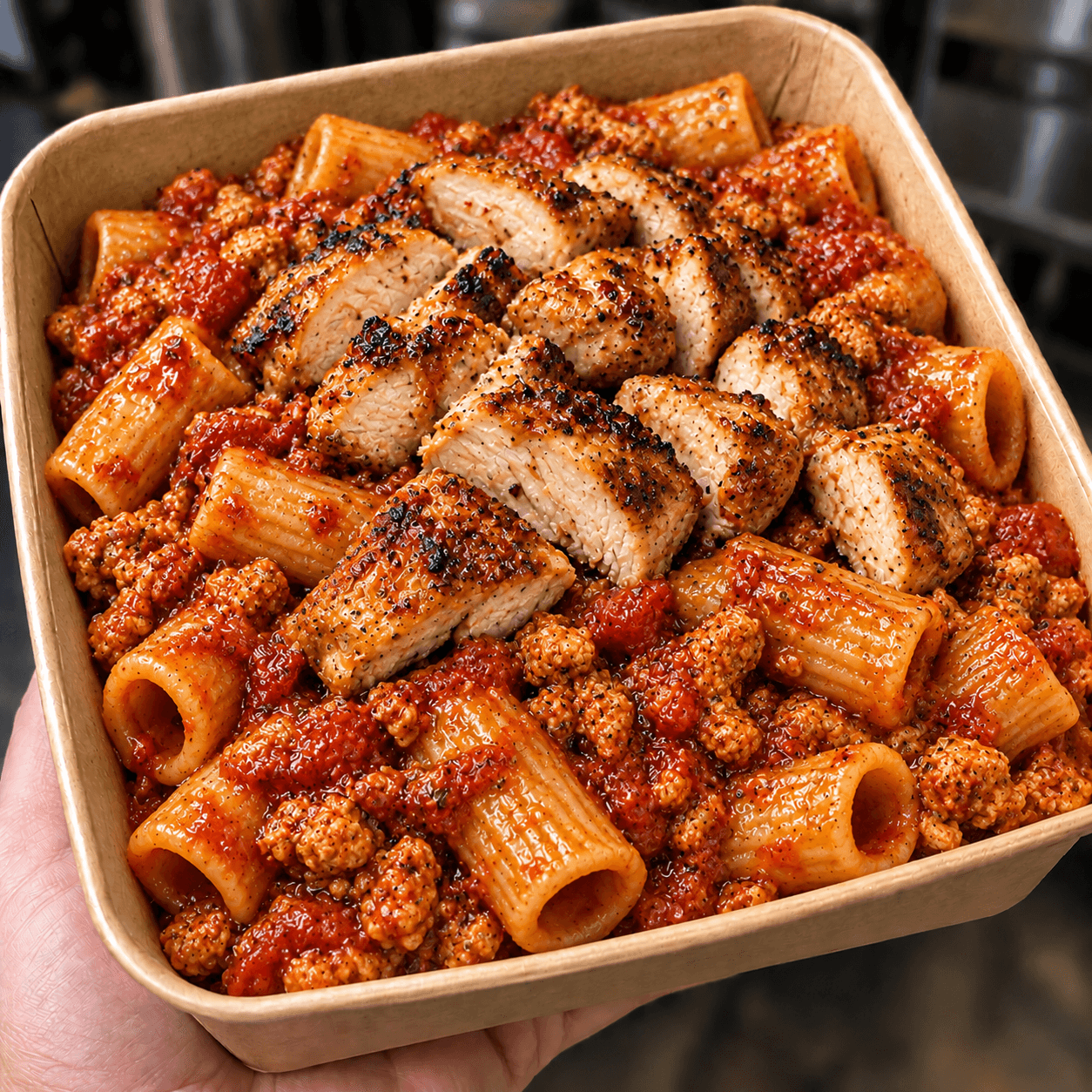 Calabrian Chili Chicken Rigatoni