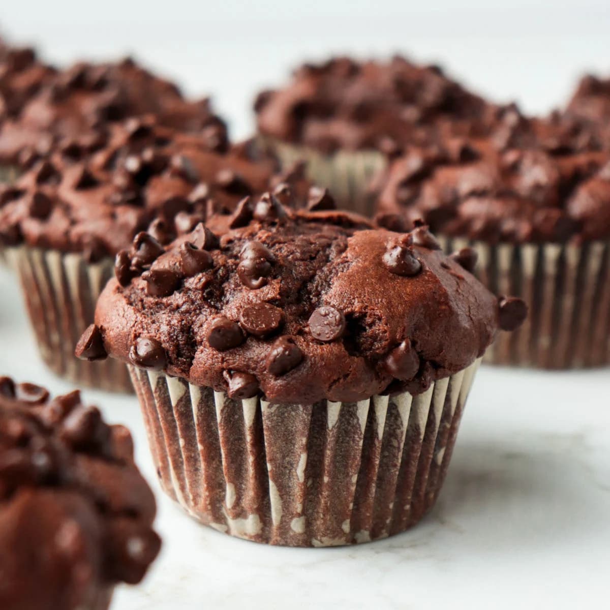 Double Chocolate Banana Protein Muffin