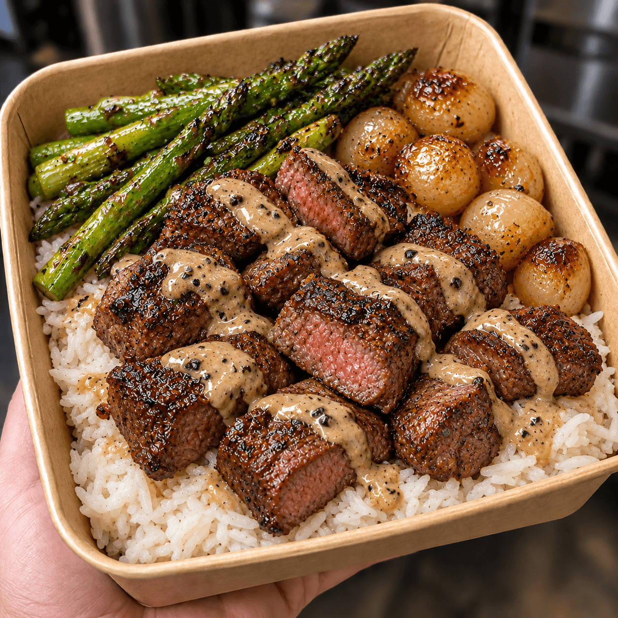 Black Garlic Steak Bites